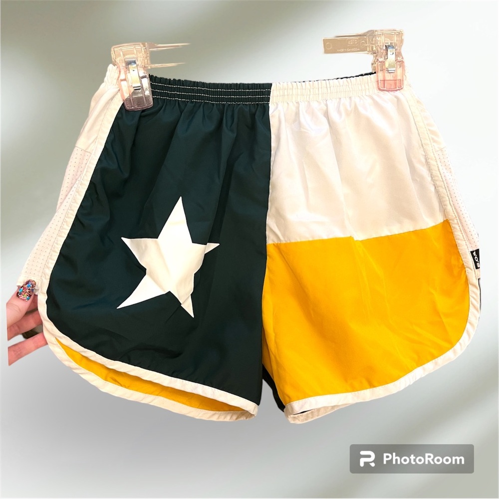 Baylor Texas Flag Running Shorts Size Medium